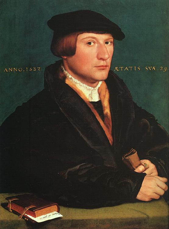 Hans Holbein Portrait of a Member of the Wedigh Family